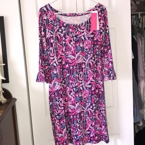 Lilly Pulitzer UPF 50+ Dress L Swing of Things NWT